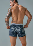 Heavywood Polynesian Flower Quick Drying Swimwear Shorts