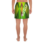 Men's Ziggaria Athletic Green Shorts by iamSUCIA