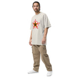 Oversized faded Naughtito Star t-shirt by Naughtito